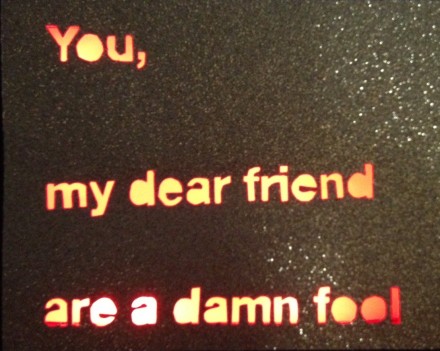 _gaia gallery presents “Then you, my dear friend, are a damn fool” and other illuminated manuscripts by Melissa MacAlpin